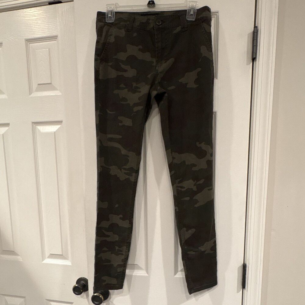 Sanctuary Women’s Camo Skinny Slim Stretch Size 27 Pants Mid Rise 28.5" Inseam